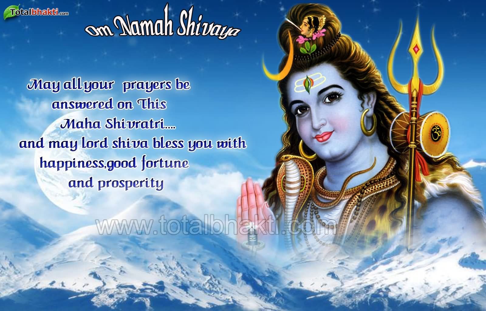 May All Your Prayers Be Answered On This Maha Shivratri