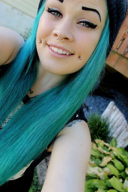 Nice Septum Nose And Dimple Piercing