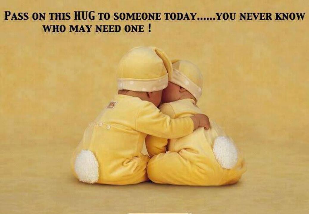 Pass On This Hug On National Hug Day