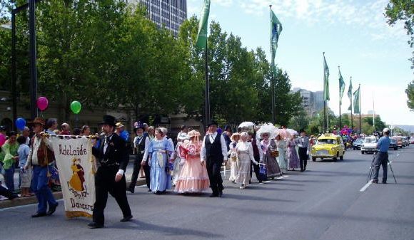 People Take Part In Australia Day Parade
