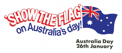Show The Flag On Australia Day 26th January