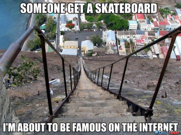 Some Get A Skateboarding Funny Meme