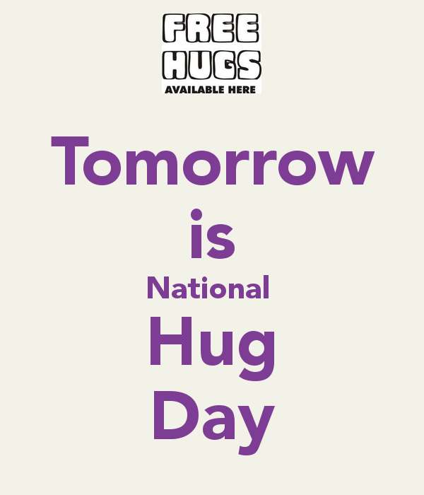 Tomorrow Is National Hug Day