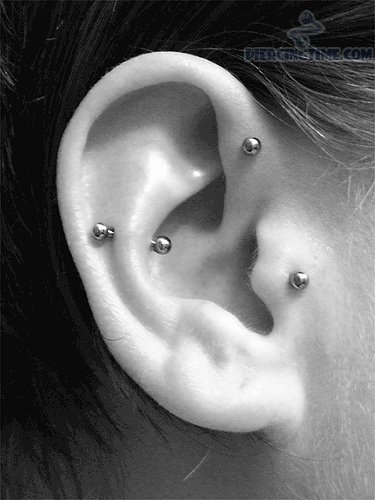 Tragus Piercing And Snug Piercing For Girls