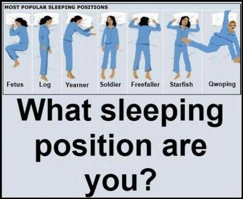 What Sleeping Position Are You Funny Joke
