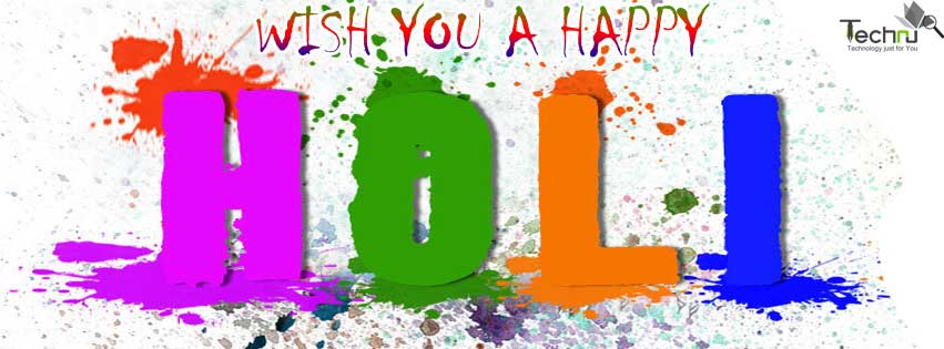 Wishing You A Happy Holi Facebook Cover Picture