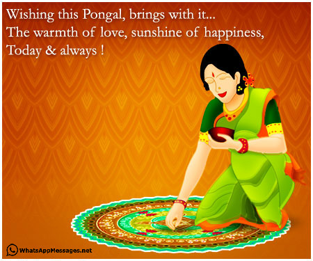 Wishing This Pongal, Brings With It The Warmth Of Love, Sunshine Of Happiness Today & Always