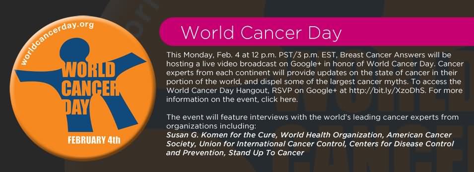 World Cancer Day Picture For Facebook