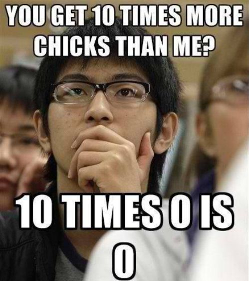 You Get 10 Times More Chicks Than Me Funny Insult Meme