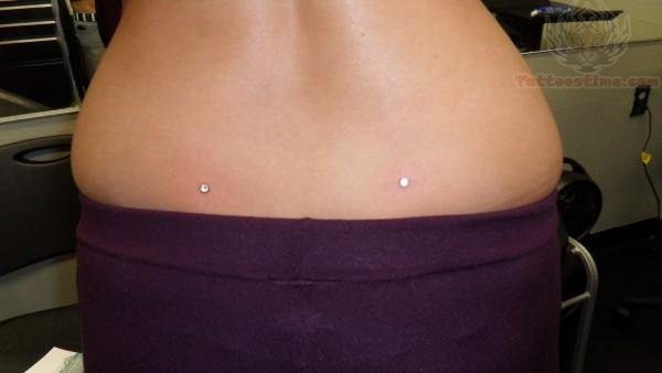 15 Nice Back Dimple Piercing Images And Pictures
