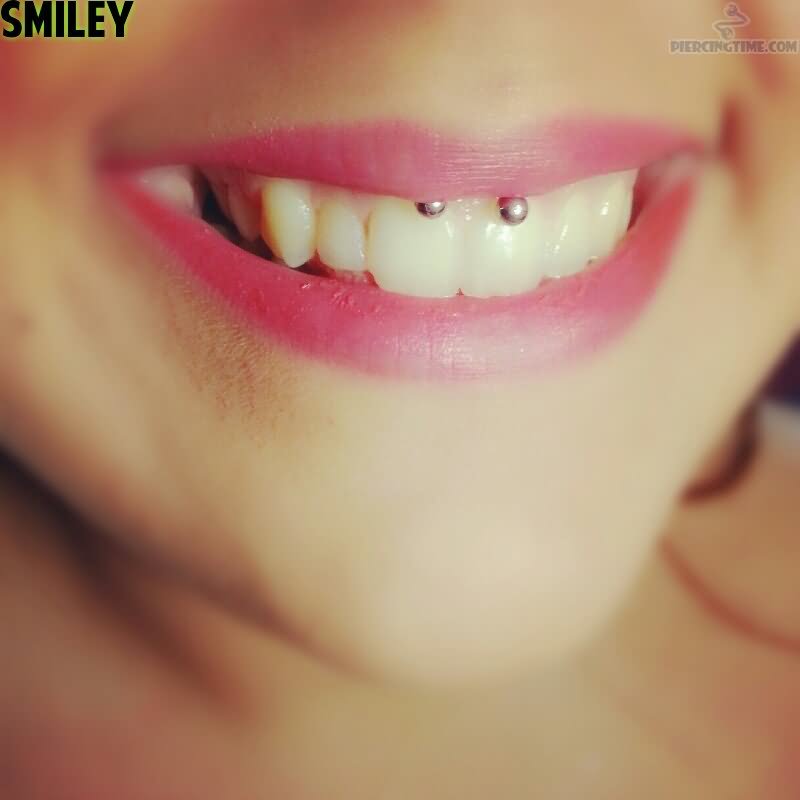Awesome Smiley Piercing Image
