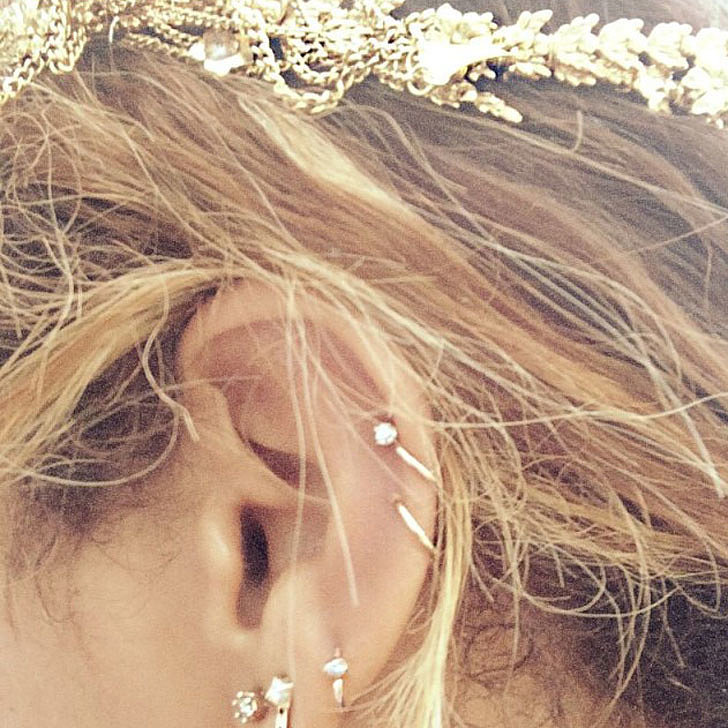 Beyonce Nicole Richie Right Ear Piercing