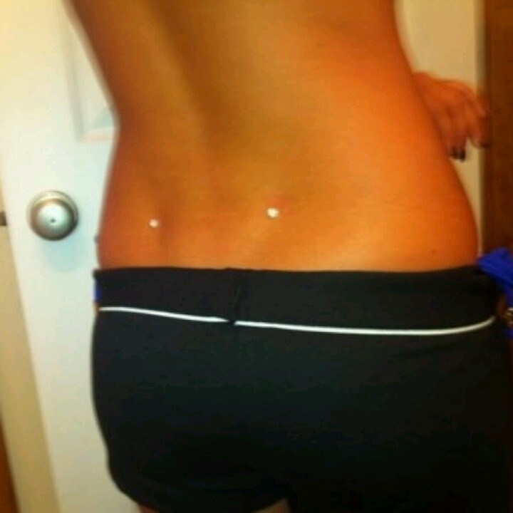 Dimple Back Piercing For Girls