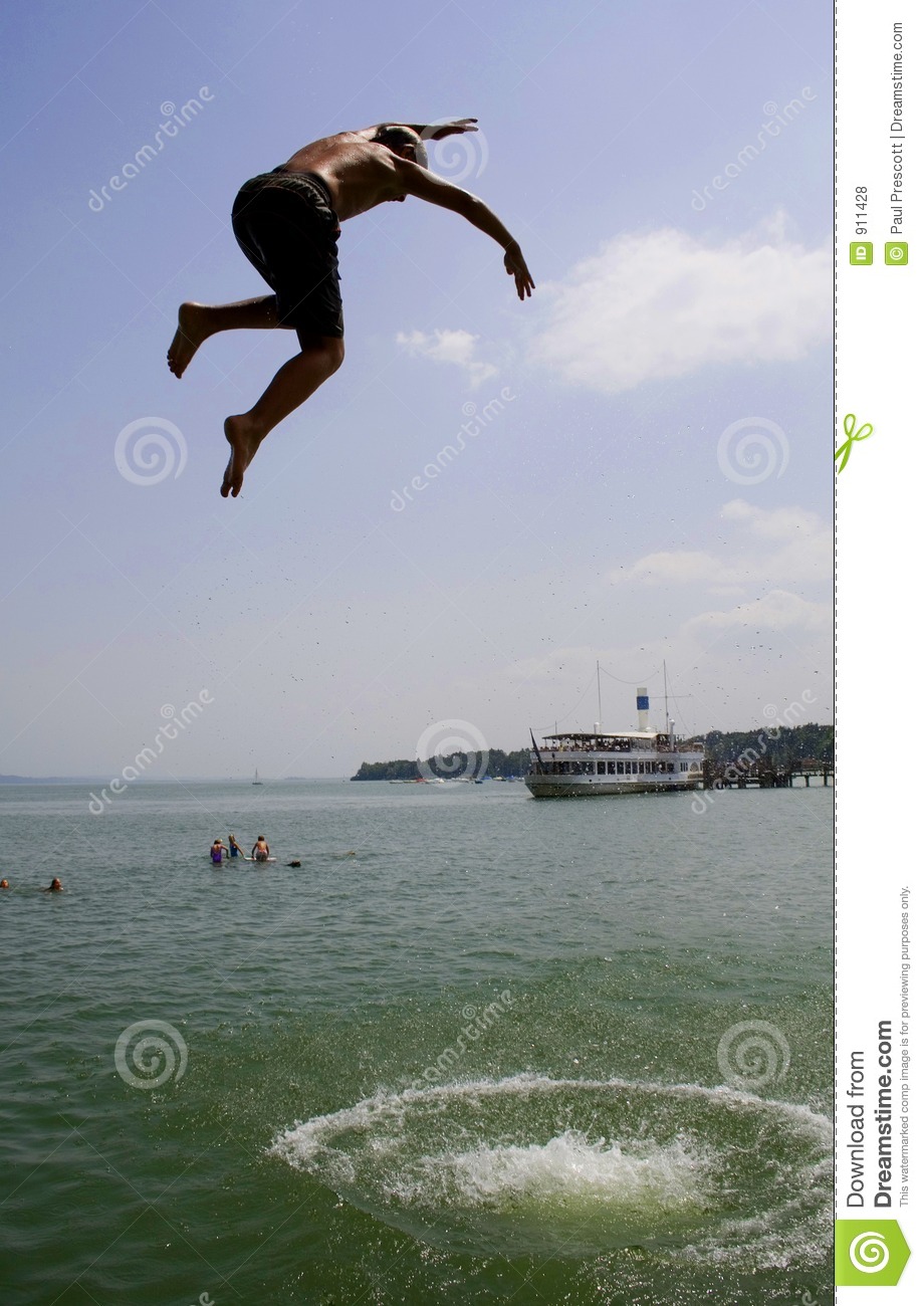 Funny Kid Jumping Image