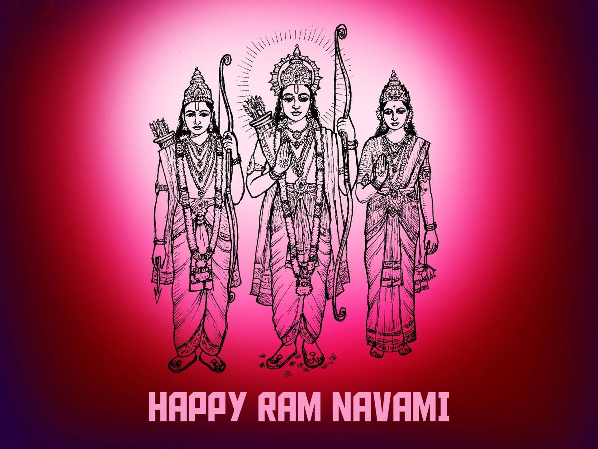 Happy Ram Navami HD Wallpaper Image