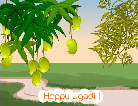Happy Ugadi Mangoes Picture For Facebook
