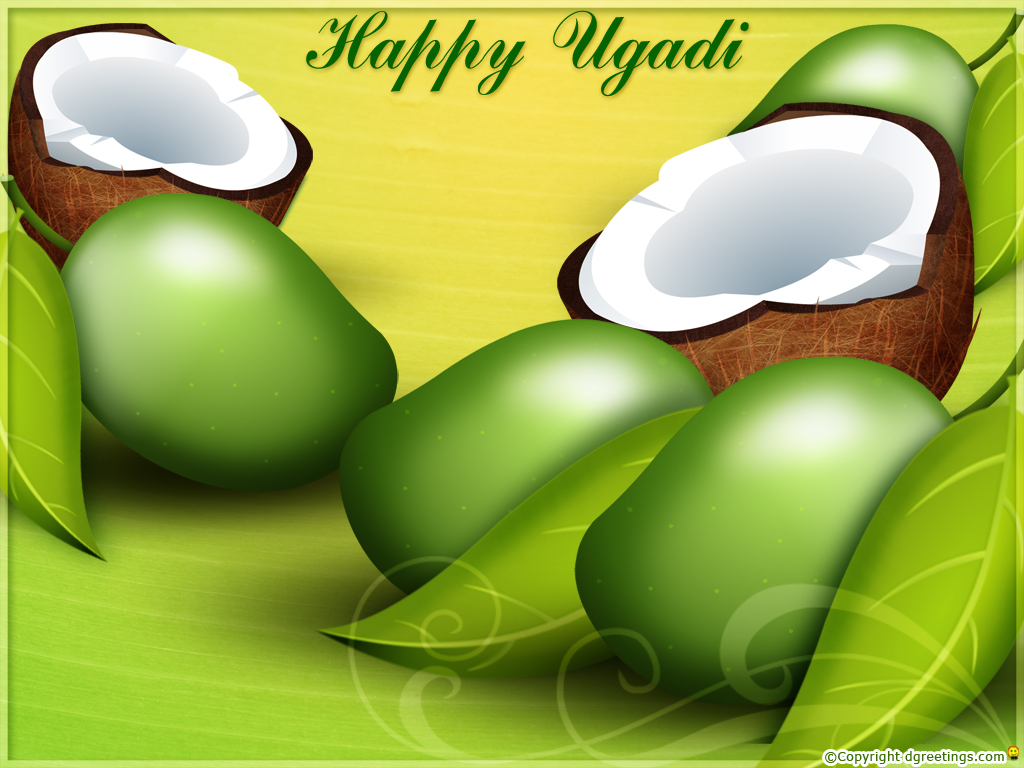 Happy Ugadi Mangoes Picture