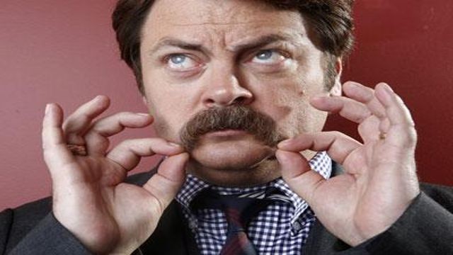 Hollywood Actor Funny Mustache