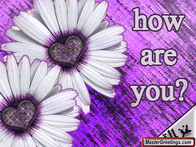 How Are You Flowers Glitter