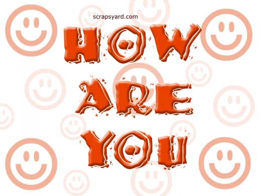 How Are You Smileys Picture