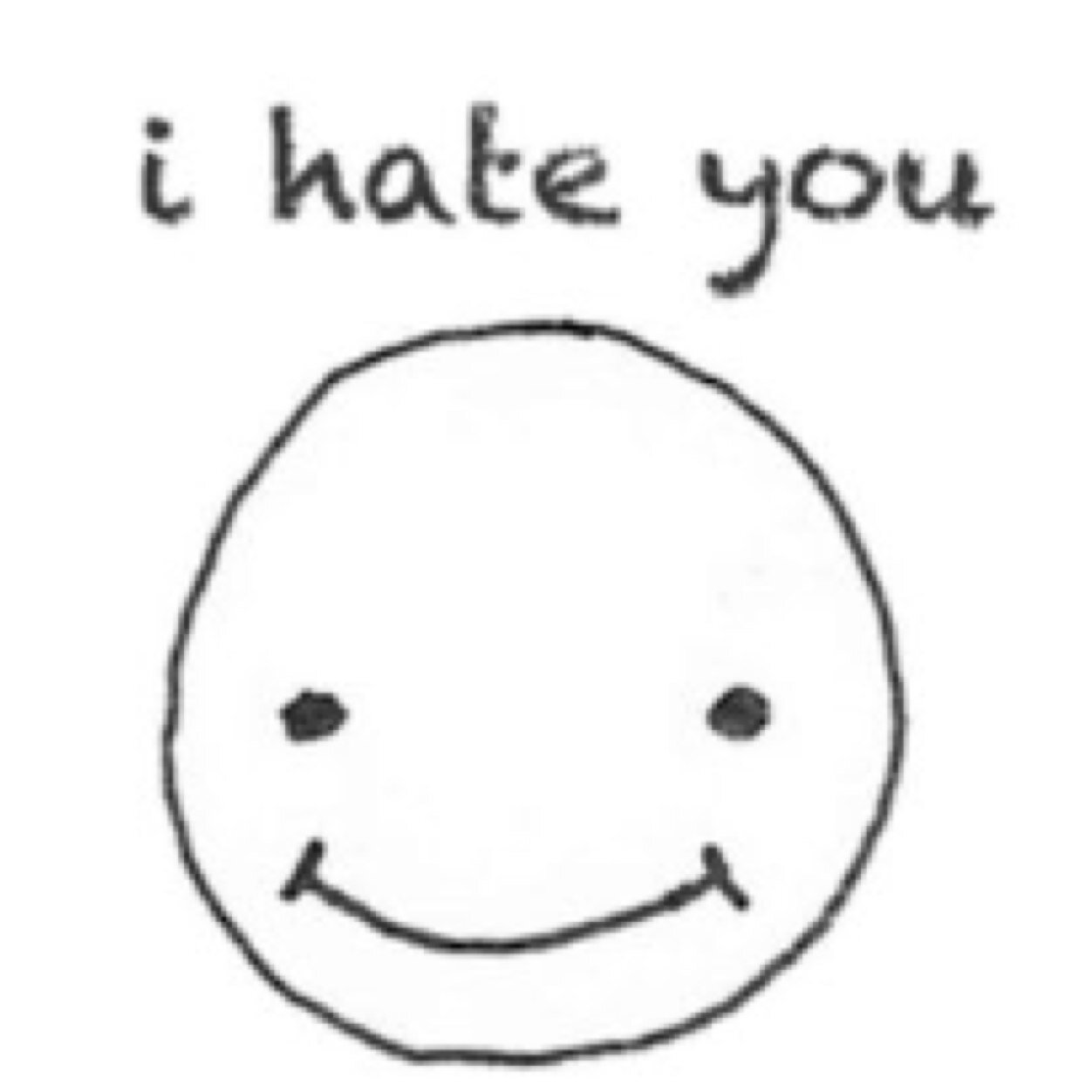 I Hate You Smiley Image