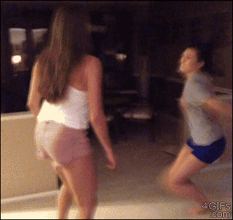 Karate Girls Funny Fighting Gif Picture