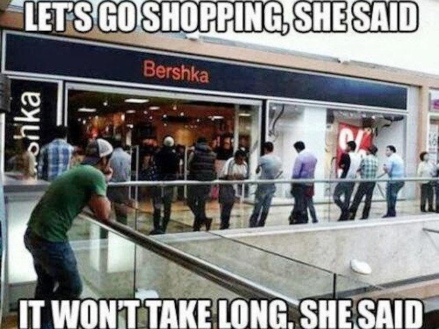 Let’s Go Shopping She Said Funny Girlfriend Meme