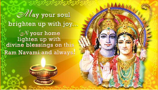 May Your Soul Brighten Up With Joy And Your Home Lighten Up With Divine Blessings On This Ram Navami And Always