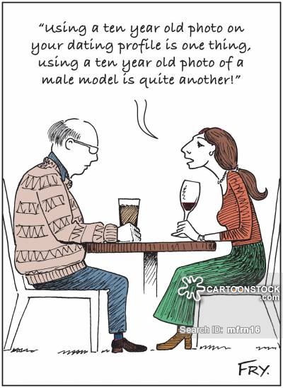 Old People Funny Dating Cartoon