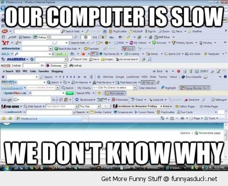 Our Computer Is Slow Funny Computer Meme