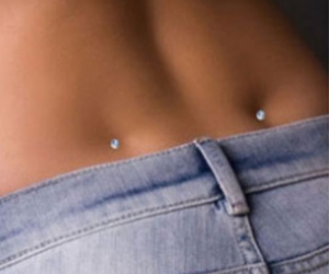 Picture Of Back Dimple Piercing