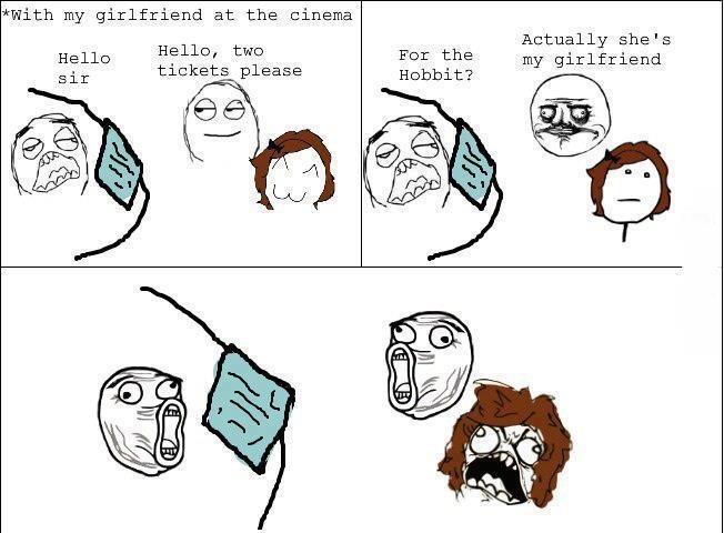 Trolling My Girlfriend At The Cinema Funny Picture