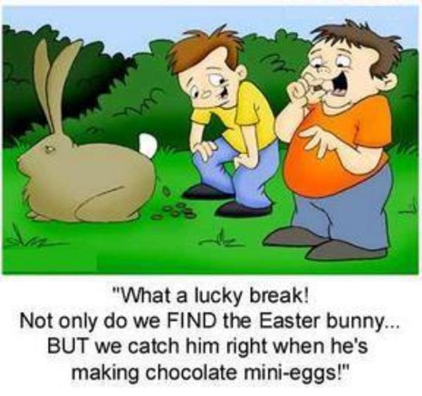 What A Lucky Break Funny Easter Poster