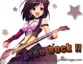 You Rock Anime Girl Picture