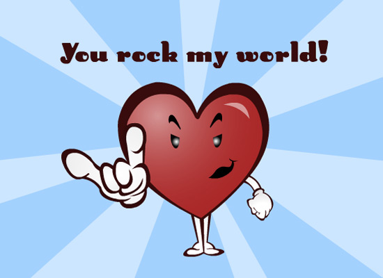 You Rock My World Heart Picture