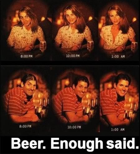 Beer Enough Said Funny Picture