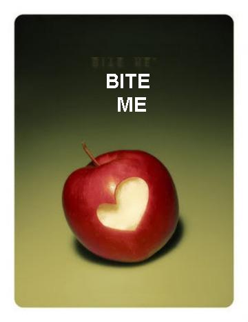Bite Me Apple Bite Picture