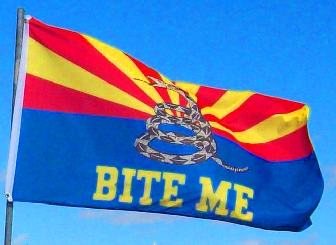 Bite Me Flag Picture