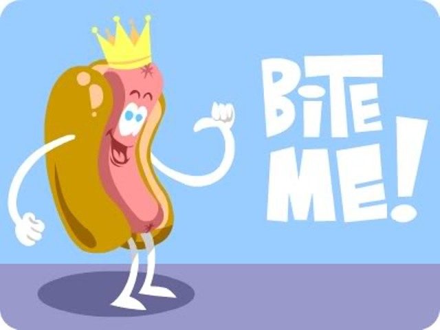 Bite Me Hotdog Picture