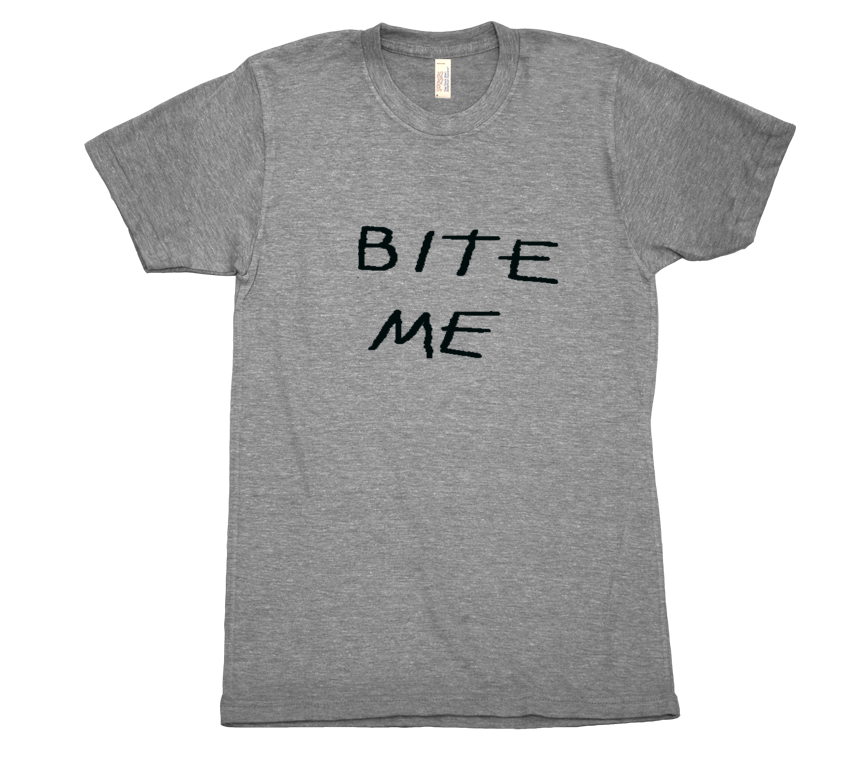 Bite Me On Tshirt Picture
