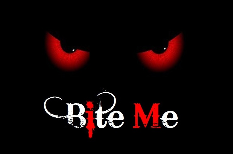 Bite Me Red Scary Eyes Picture