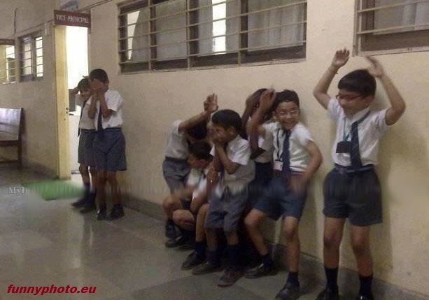 Childhood School Days Funny Punishment