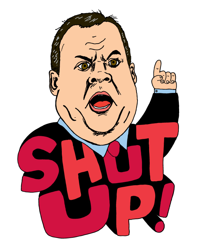 Christie Says Shut Up