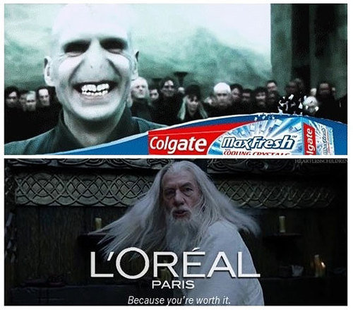 Colgate Funny Commercial Picture