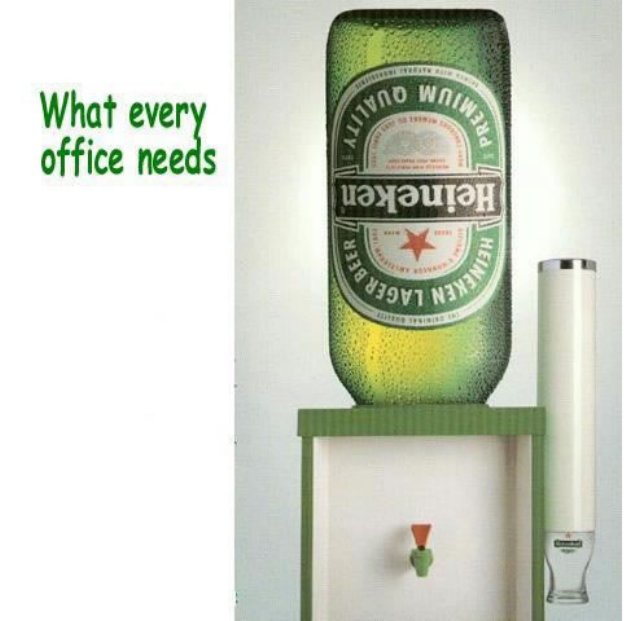 Every Office Needs Funny Beer Picture