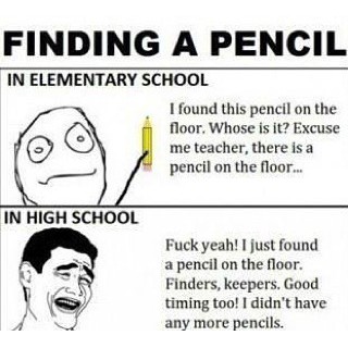 Funny Difference Between School And High School