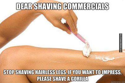 Funny Shaving Commercials Picture