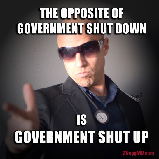 Government Shut Up