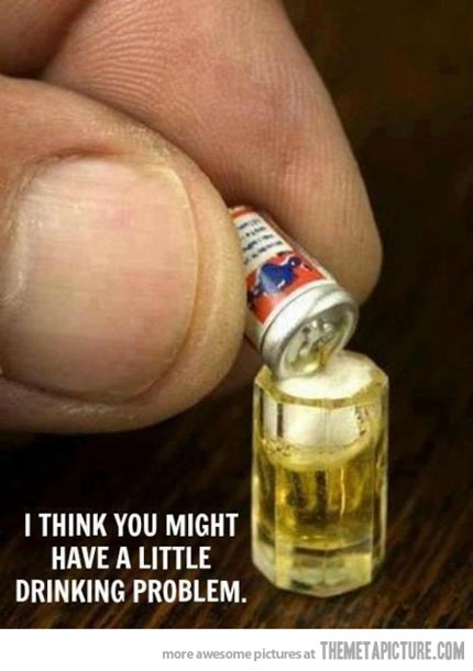 I Think You Might Have A Little Drinking Problem Funny Beer Picture