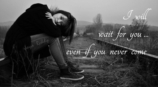 I Will Wait For You Even If You Never Come Sad Girl Picture